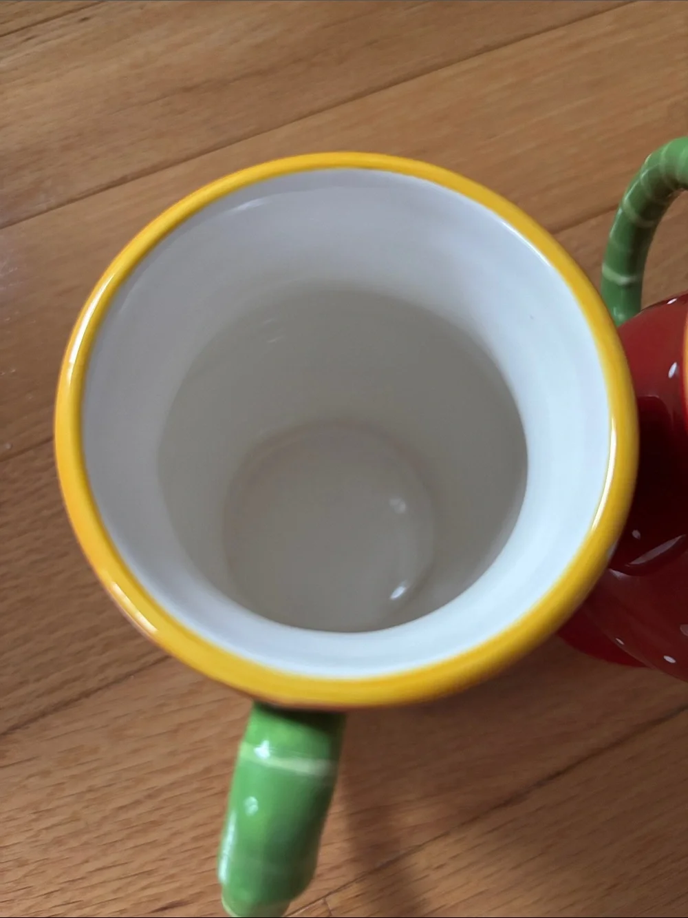 Pier 1 Red and Green Snowman Mugs (Set of 2)